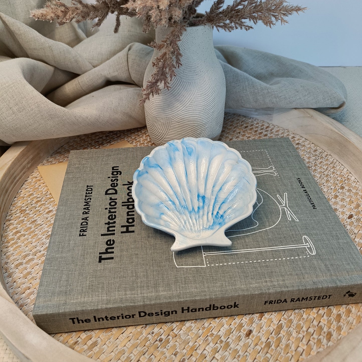 Seashell Tray Blue