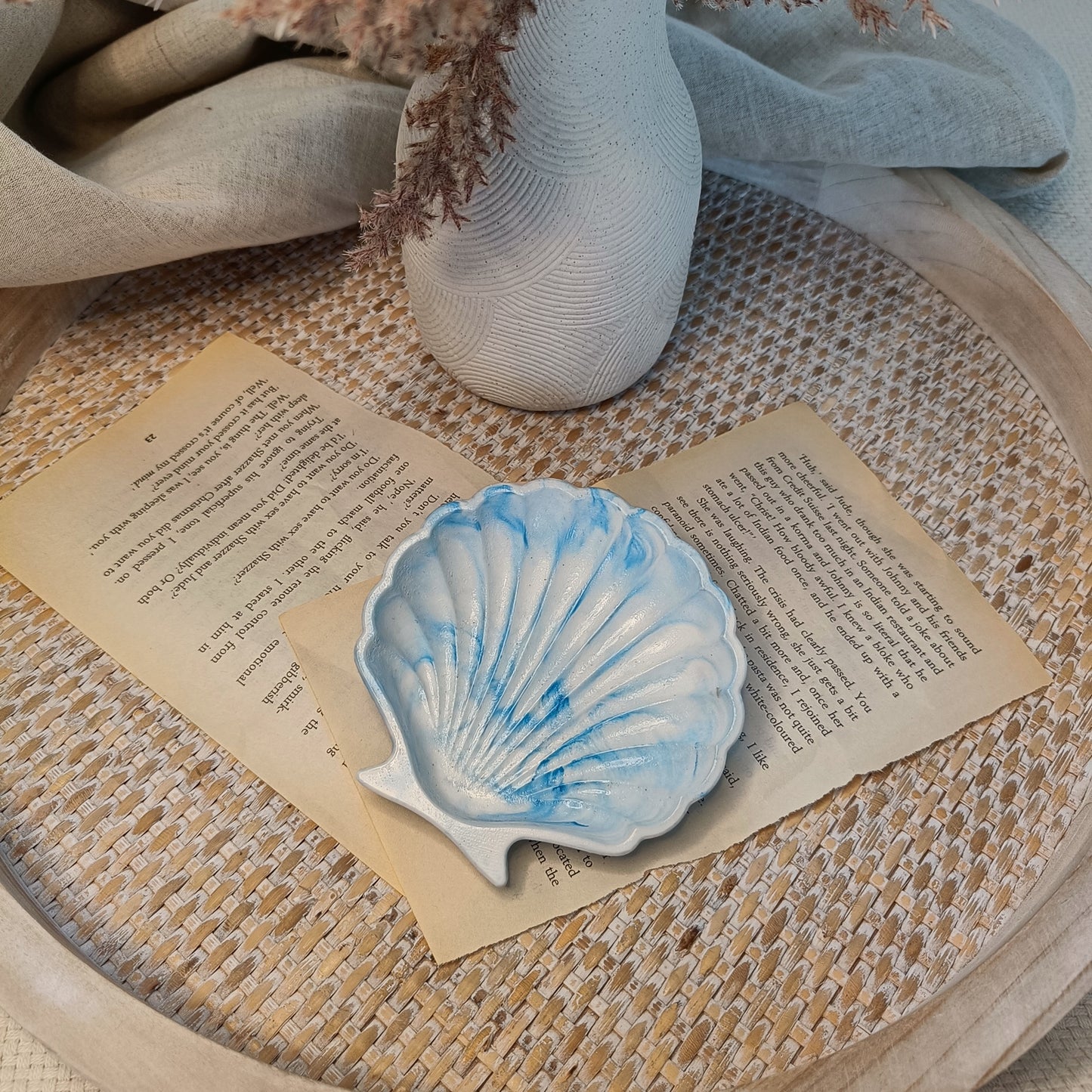 Seashell Tray Blue