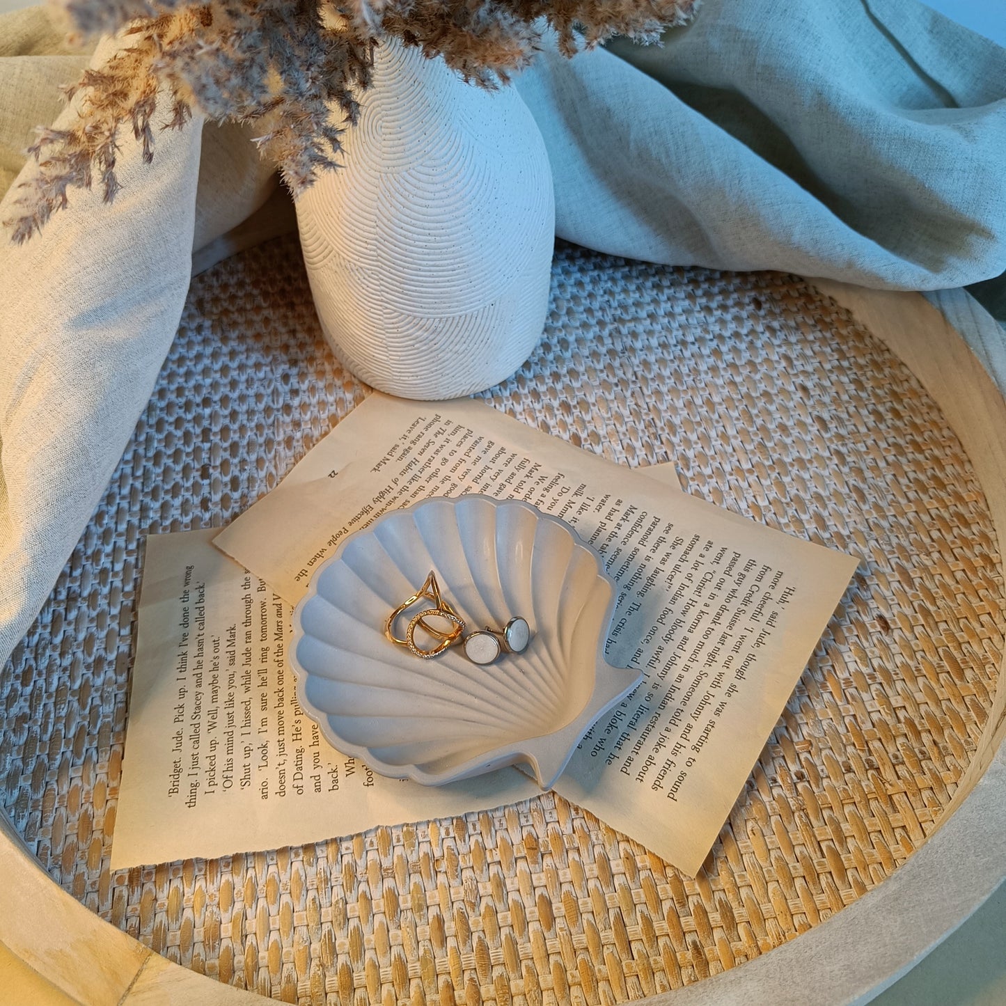 Seashell Tray Grey